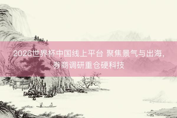 2026世界杯中国线上平台 聚焦景气与出海，券商调研重仓硬科技